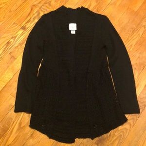 Black Knit Cardigan